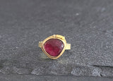 14k Gold Tourmaline Ring