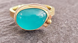 Amazonite 14k Gold Ring