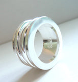 Spool Ring Sterling Silver Spinner