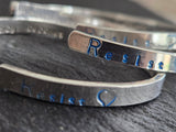 RESIST sterling silver 925 cuff bracelet